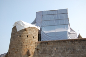 Reconstruction at Tatev.